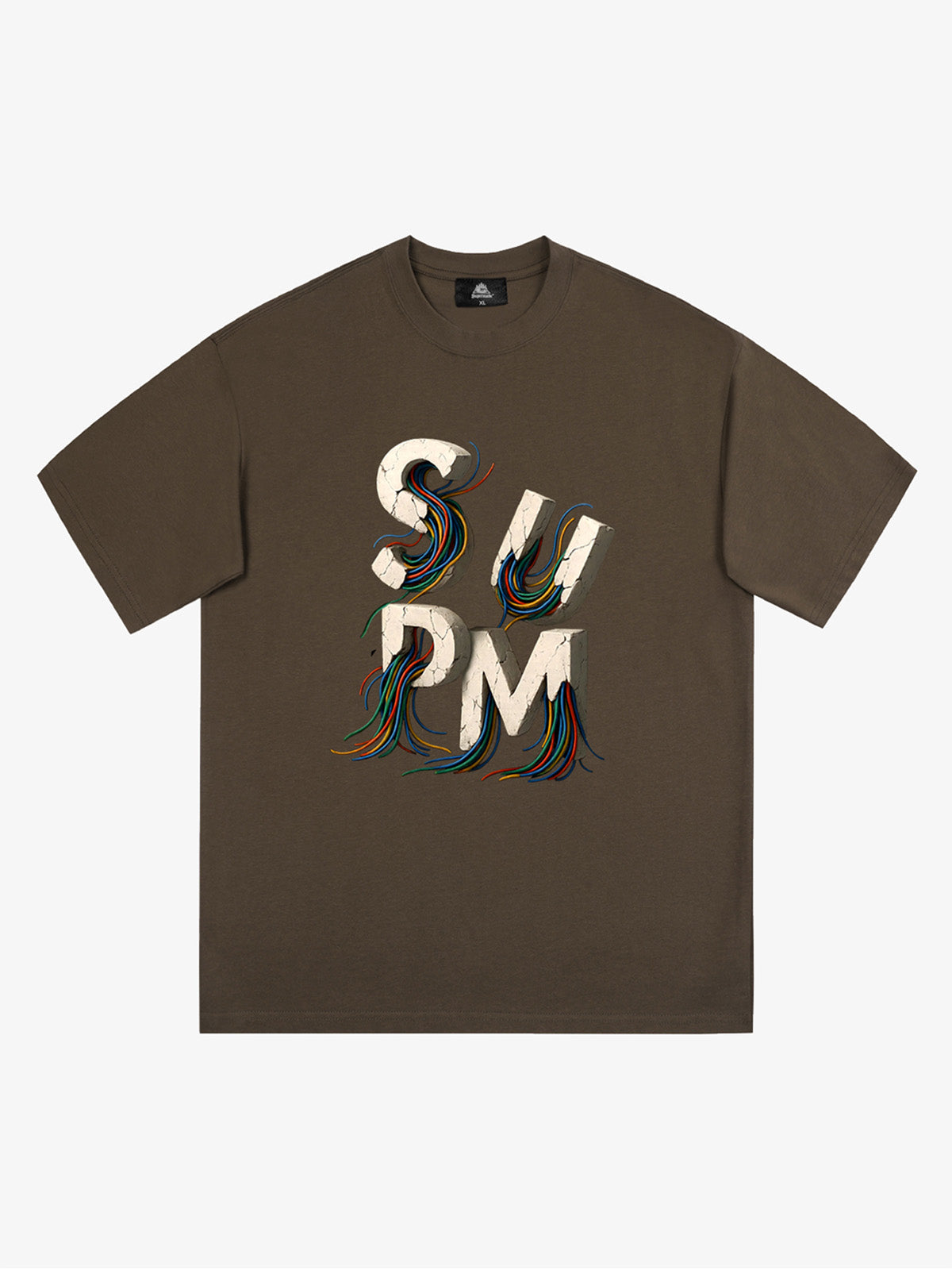 supm cable graphic T-shirt