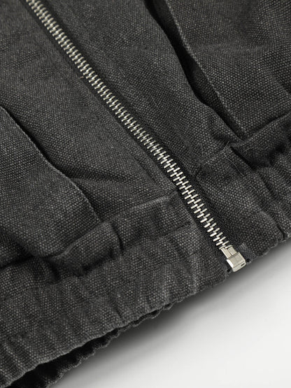 Stylish Winter Bomber Jacket with Faux Fur Collar - Perfect for Cold Weather