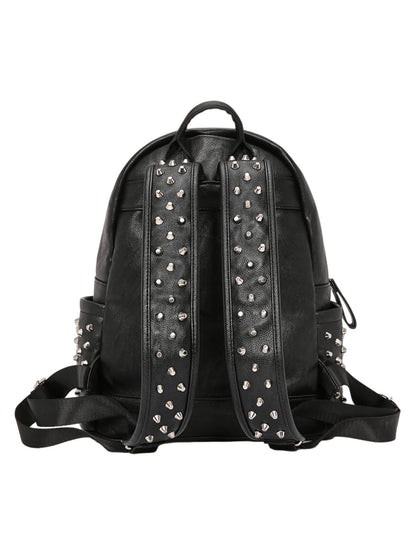 Rivet Crocodile-Print Backpack - 2464