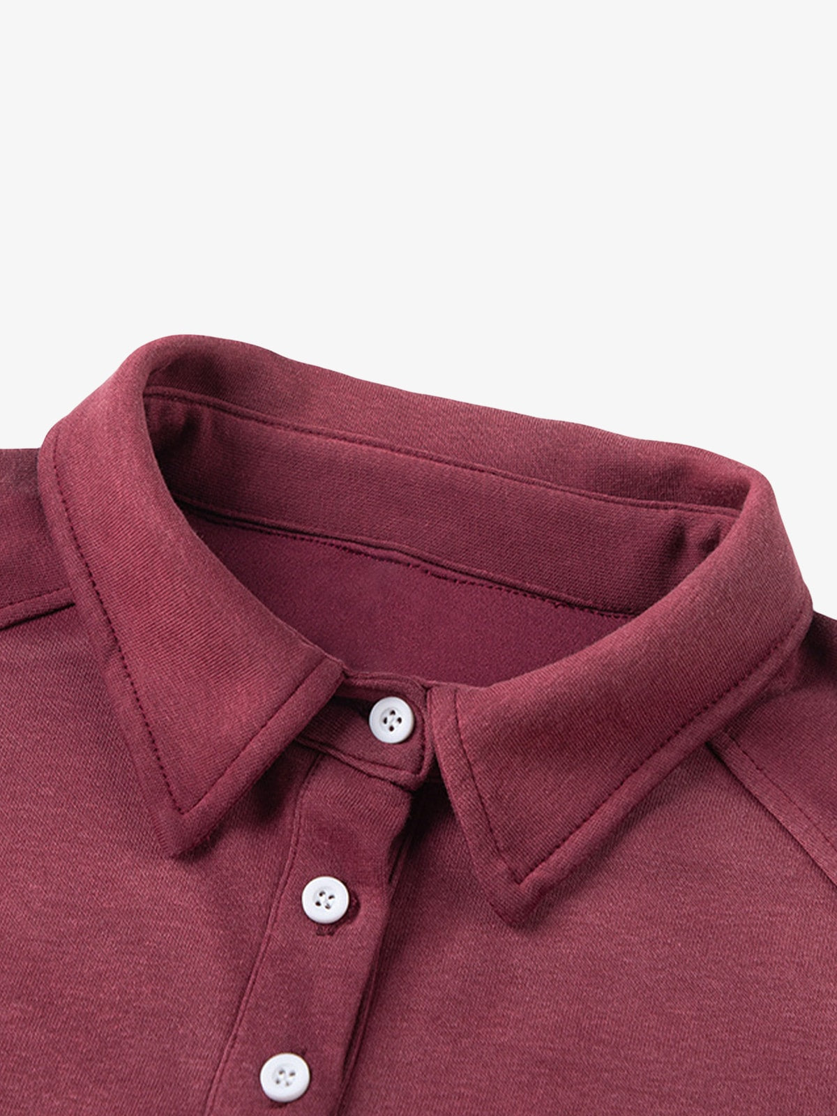 Gradient Print Lapel Long-sleeved Sweatshirt