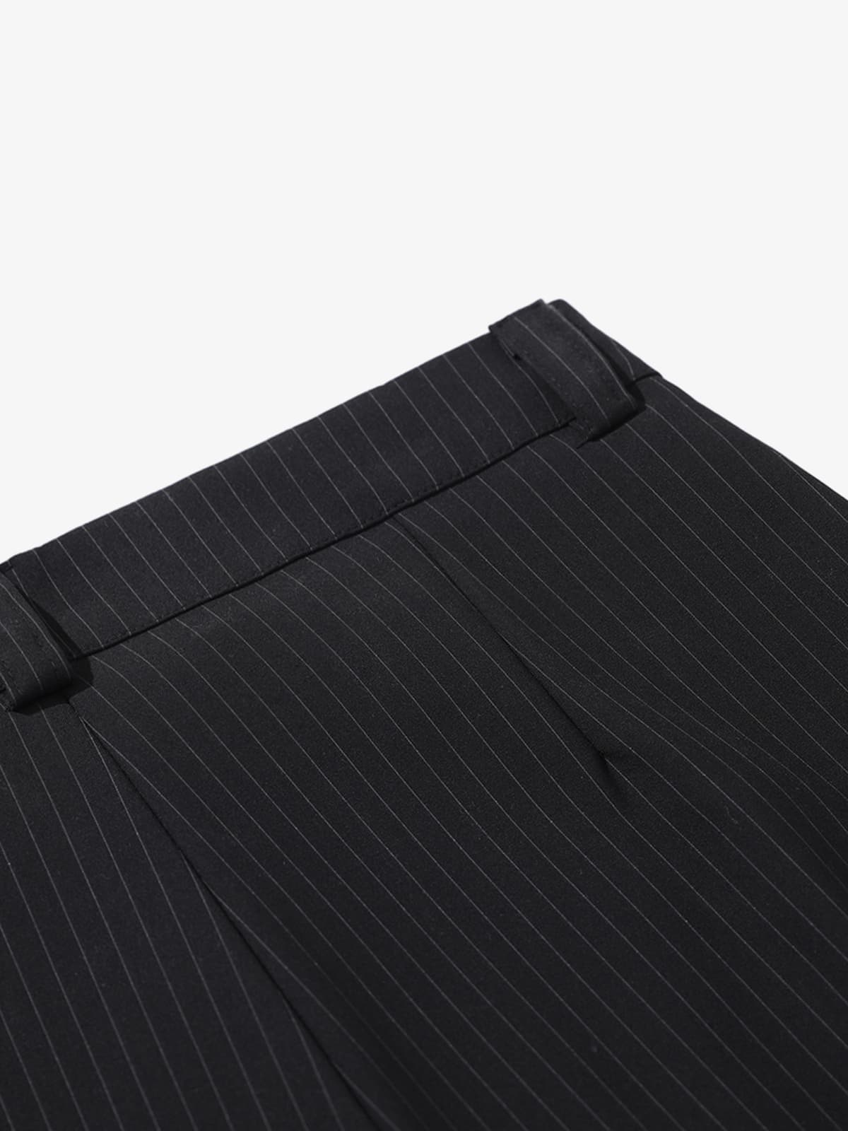 Wide-Leg Striped Trousers for Modern Elegance