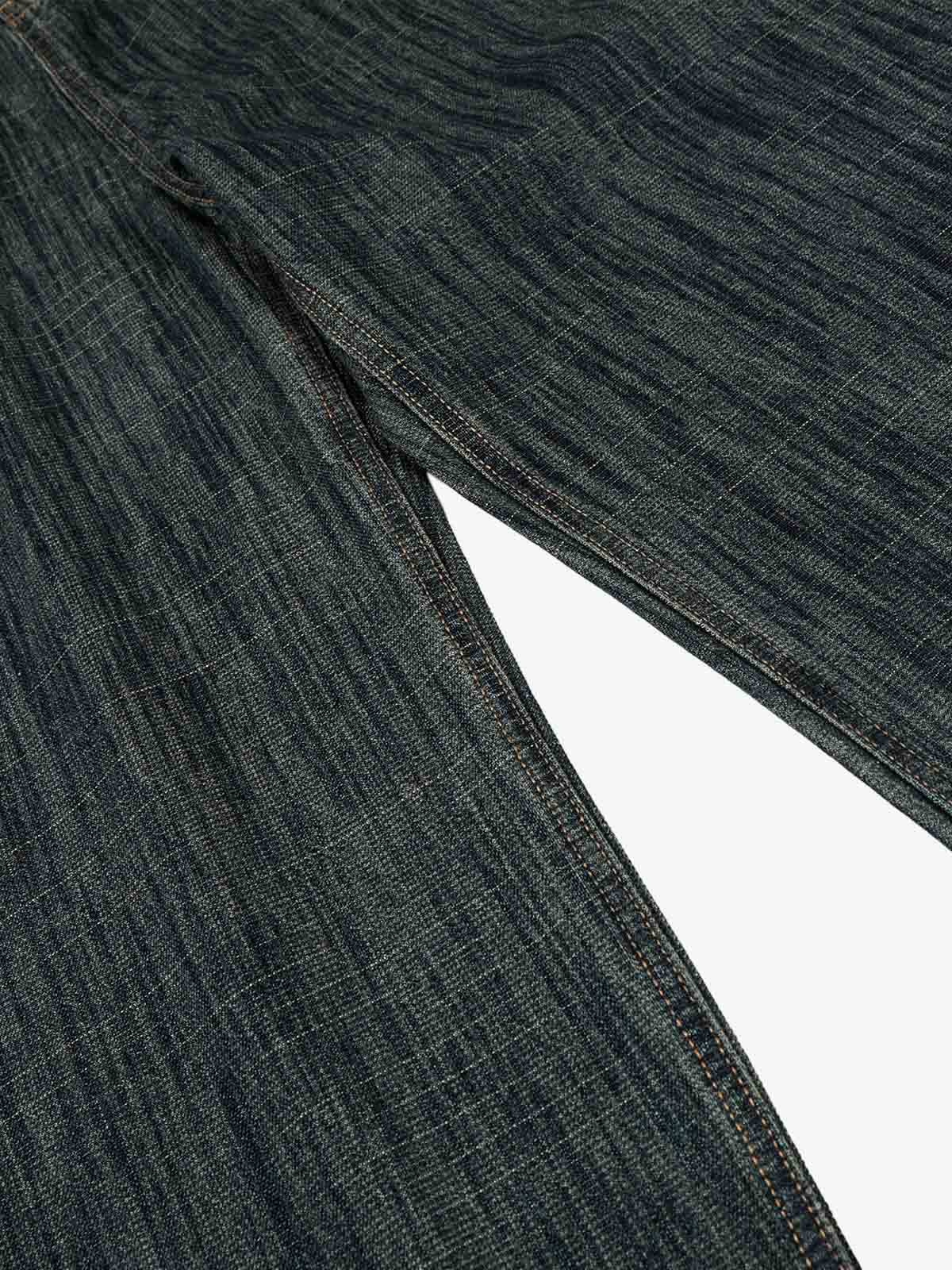 Wide-Leg High-Waisted Denim Trousers for Modern Fashionistas