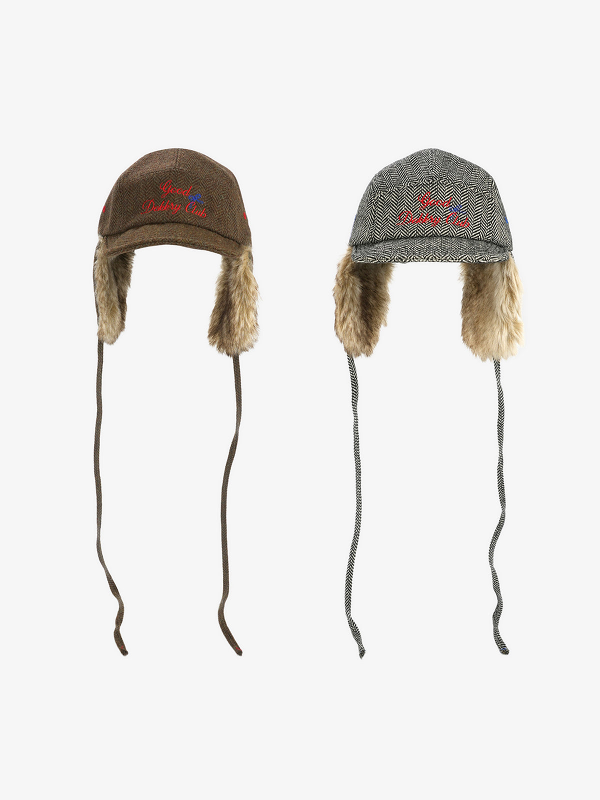 Winter Warmth Aviator Hat with Embroidered Design