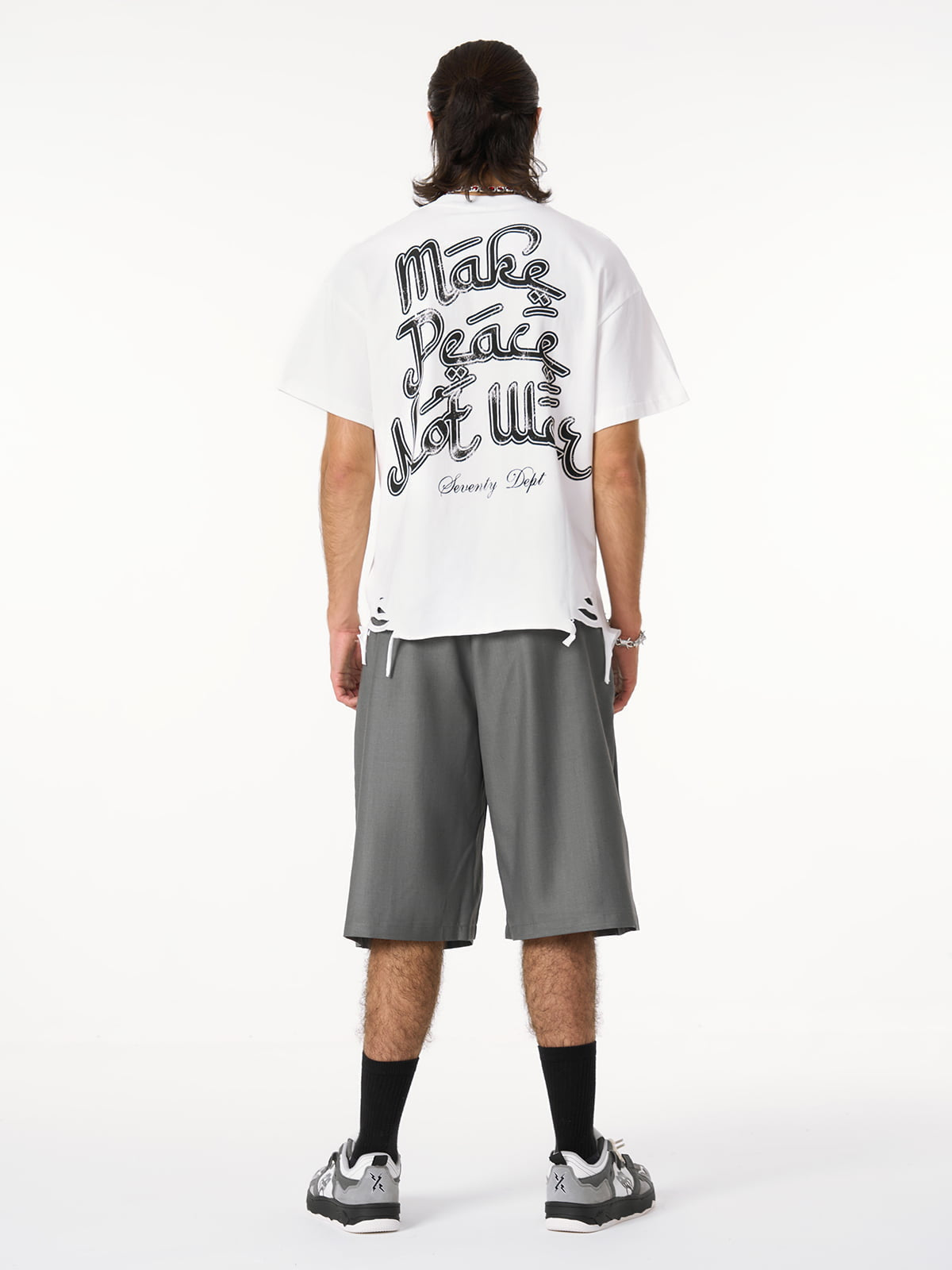 Graffiti Letters Devil Design Graphic T-Shirt