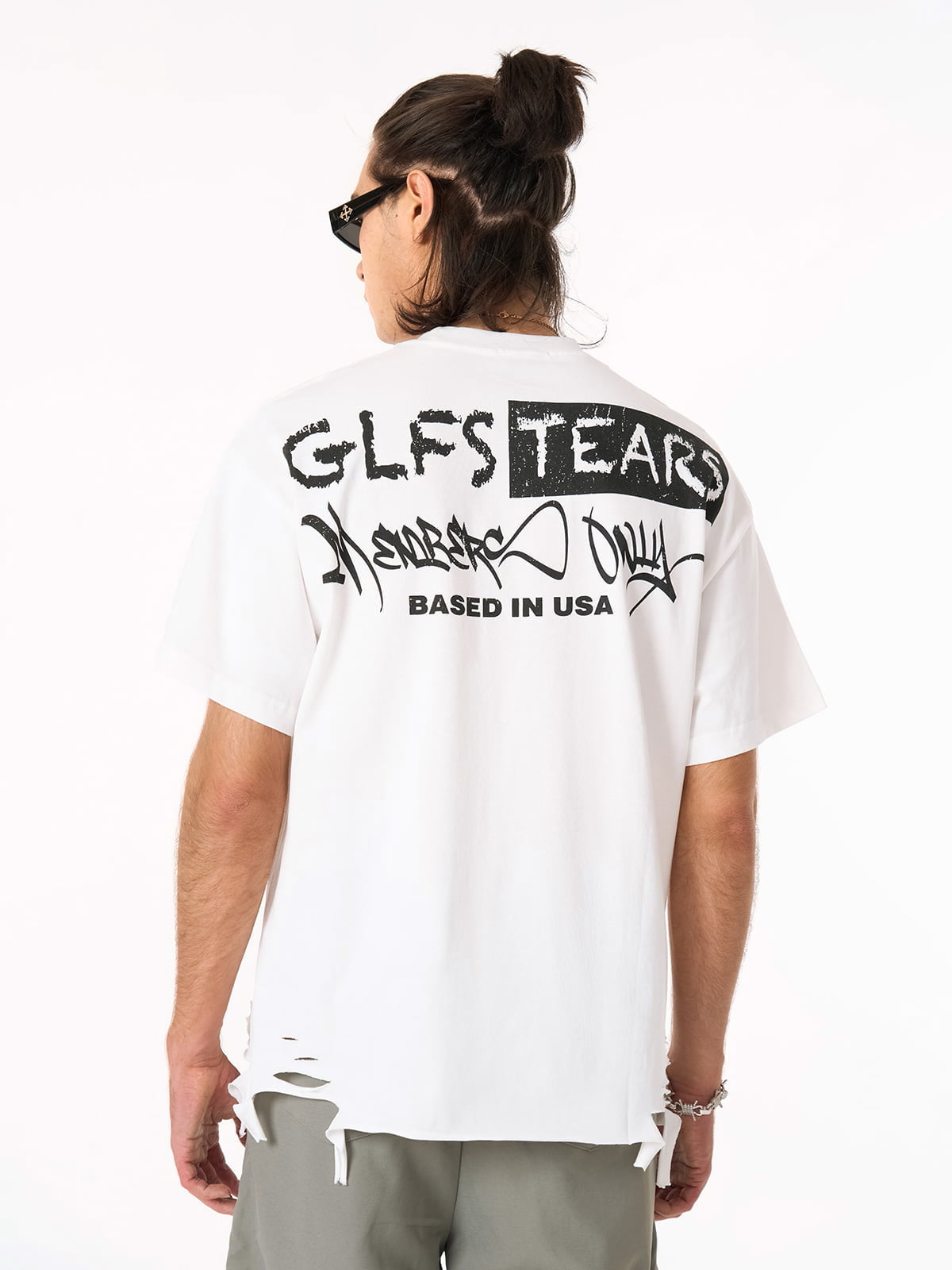 Retro Letter Lip Graphic T-Shirt