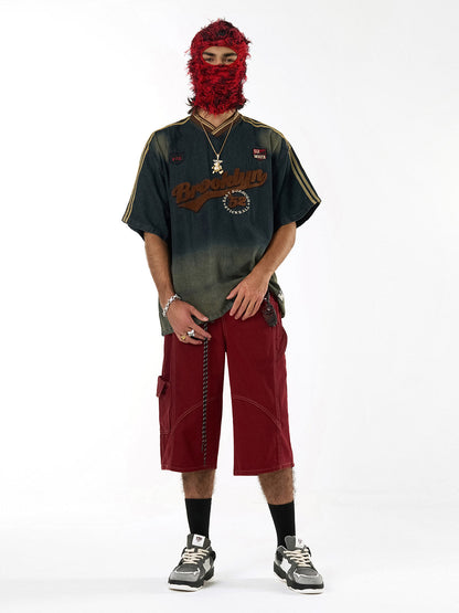 Welt-Embellished Cargo Jorts - 2408