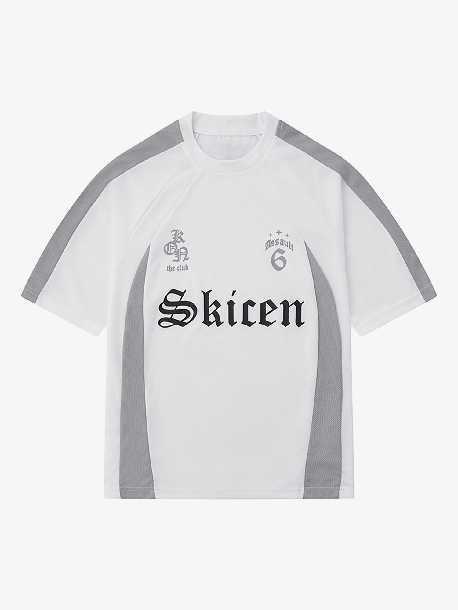Thesupermade Gothic Font Jersey Street Rap T-Shirt
