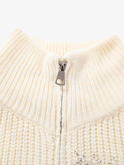 Cozy Pink Patterned Sweater for Women - Perfect for Casual and Festive Occasions