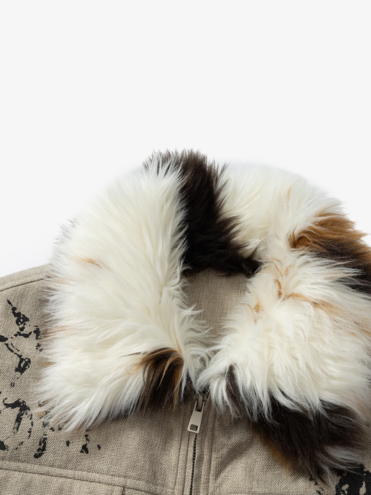 Winter-Ready Corduroy Jacket with Faux Fur Trim for Men