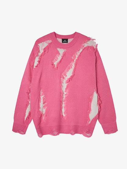 Skull Pattern Knit Sweater for Bold Fashion Statements