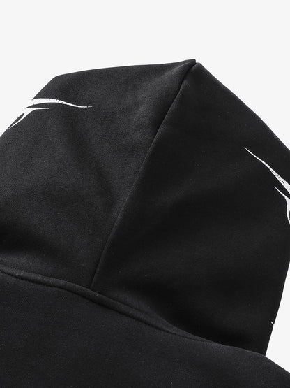 Skull Pattern Knit Sweater for Bold Fashion Statements