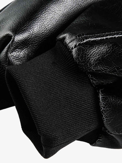 Stylish Black Bomber Jacket with Sleek Design for Modern Fashionistas