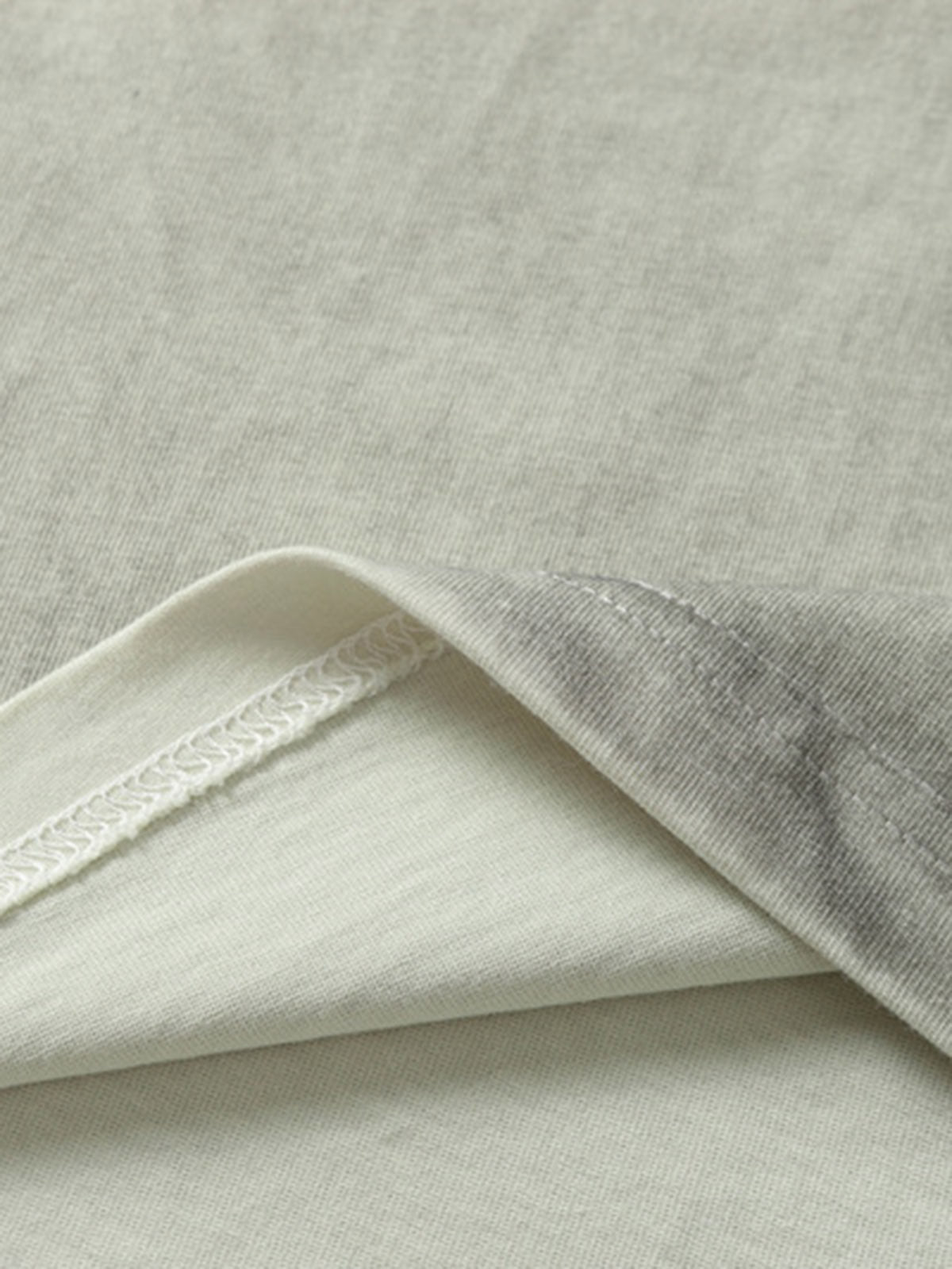 Distressed Digital Print Short-sleeved T-shirt