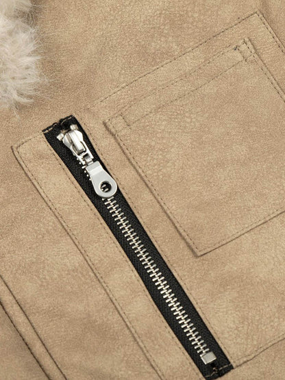 Quilted Puffer Jacket with Faux Fur Trim - Winter Essentials for Ultimate Warmth