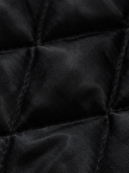 Winter-Ready Corduroy Jacket with Faux Fur Trim for Men