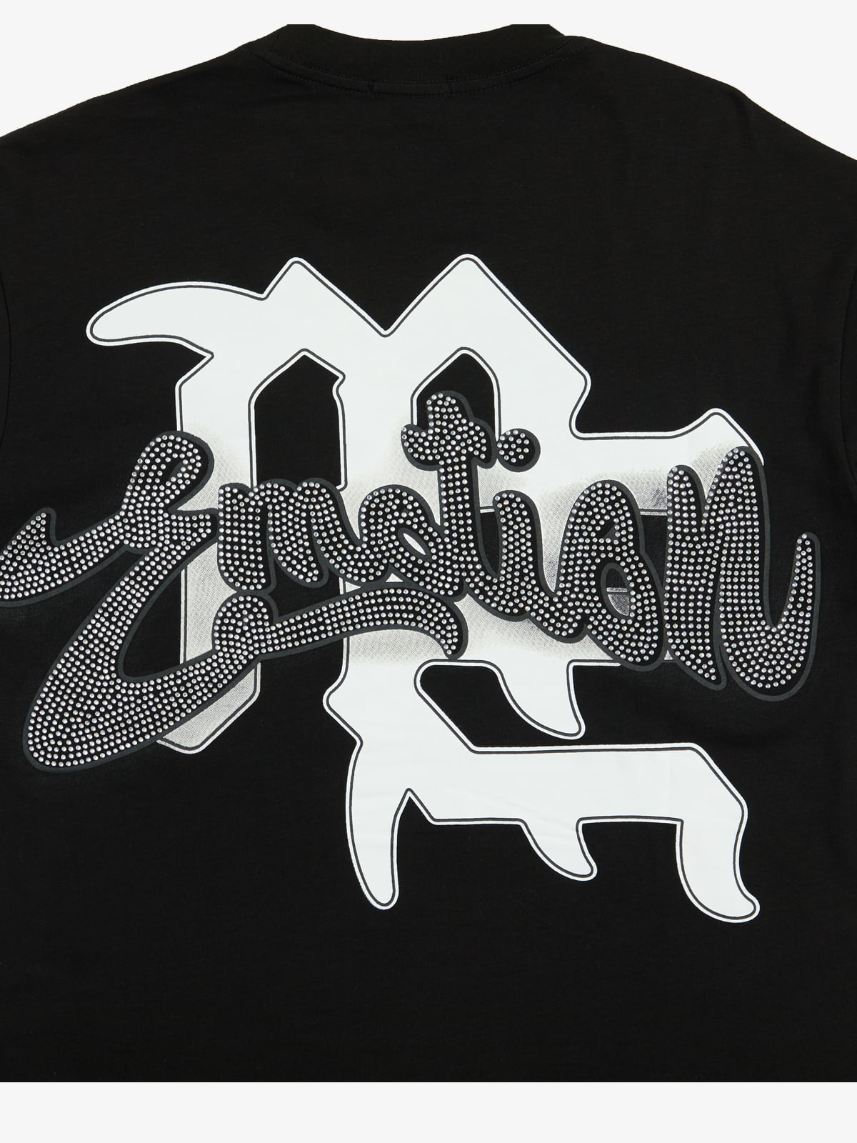 Retro Cupid Rhinestone Graphic T-Shirt