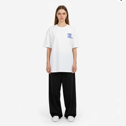 Thesupermade Letter Print Virtual T-Shirt - 2025