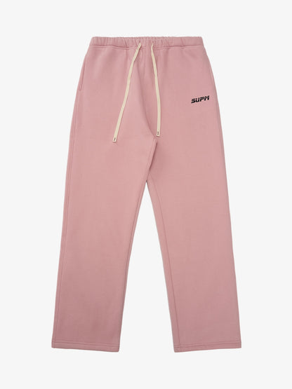 SUPM Minimalist Logo Pink Hoodie and Sweatpant Set