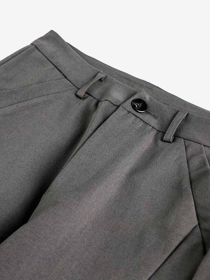 Street Deconstruction Split Casual Suit Pants
