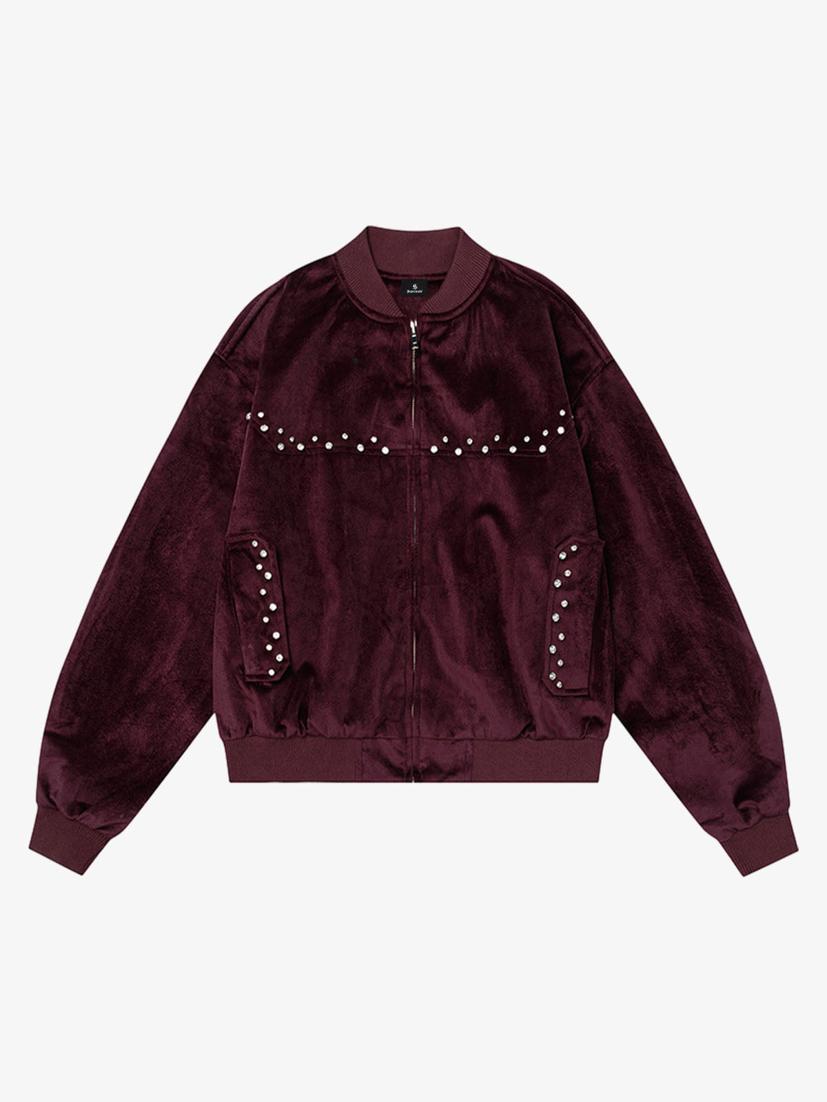 Stylish Embellished Bomber Jacket for Women - Perfect for Fall and Winter Outfits