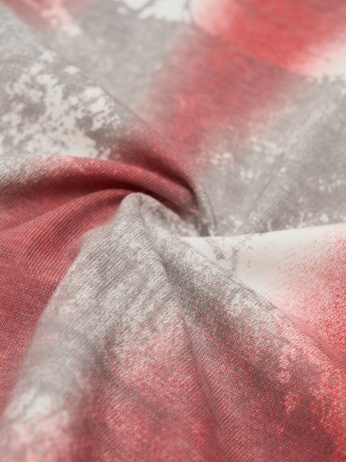 Street Dirty Bye Gradient Design Long-Sleeved T-Shirt