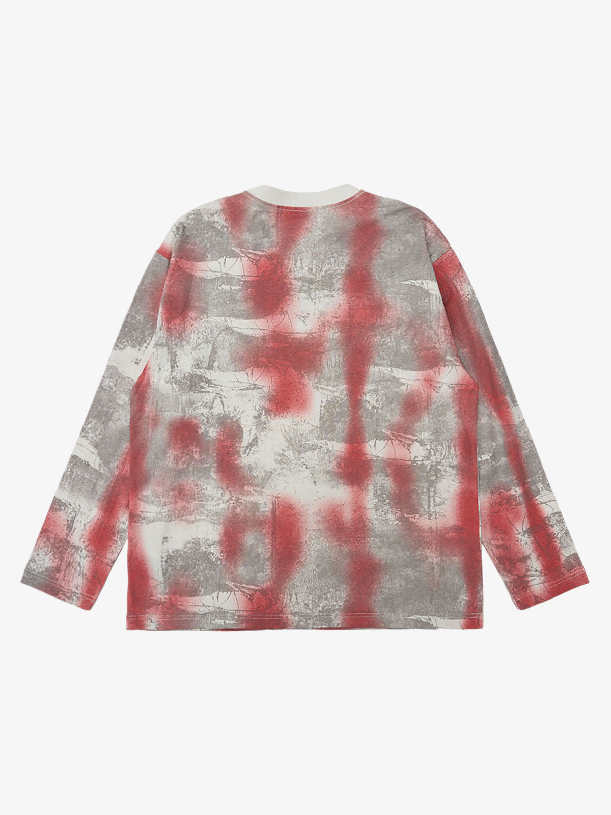 Street Dirty Bye Gradient Design Long-Sleeved T-Shirt