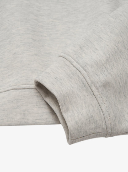 Original Denim Lapel Patchwork Sweatshirt