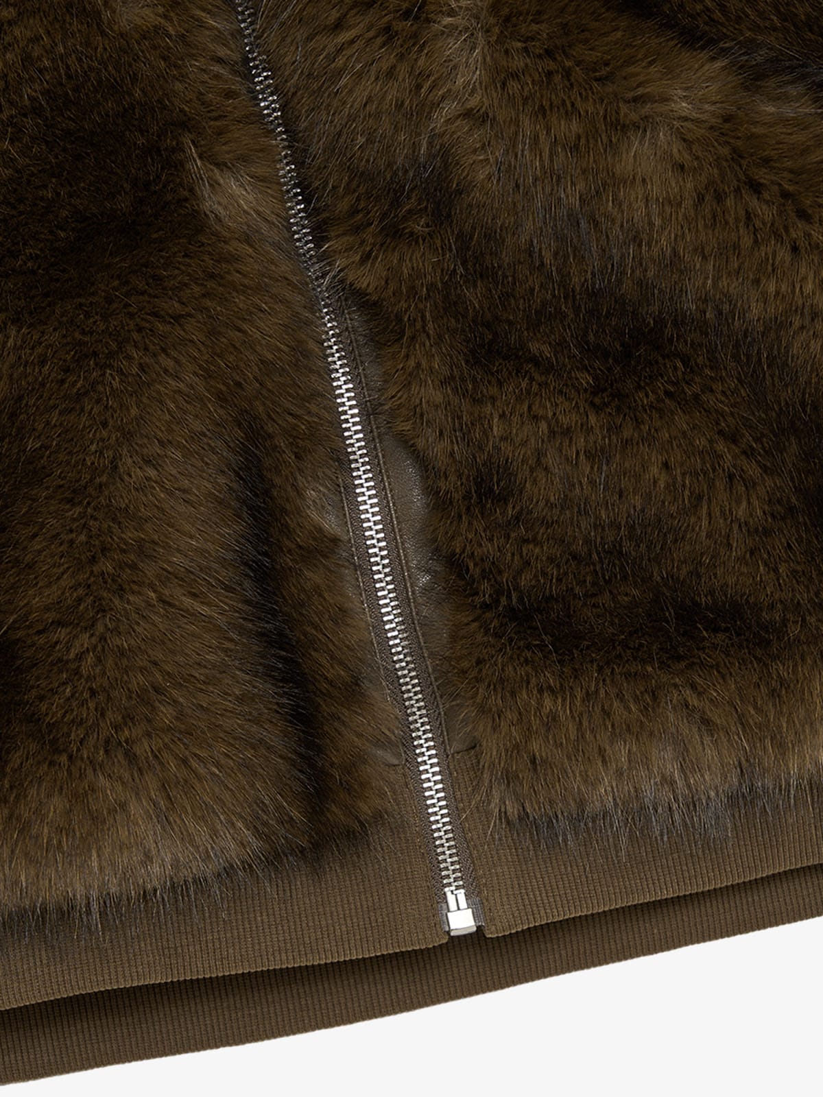 Supermade Embroidered Fur Jacket