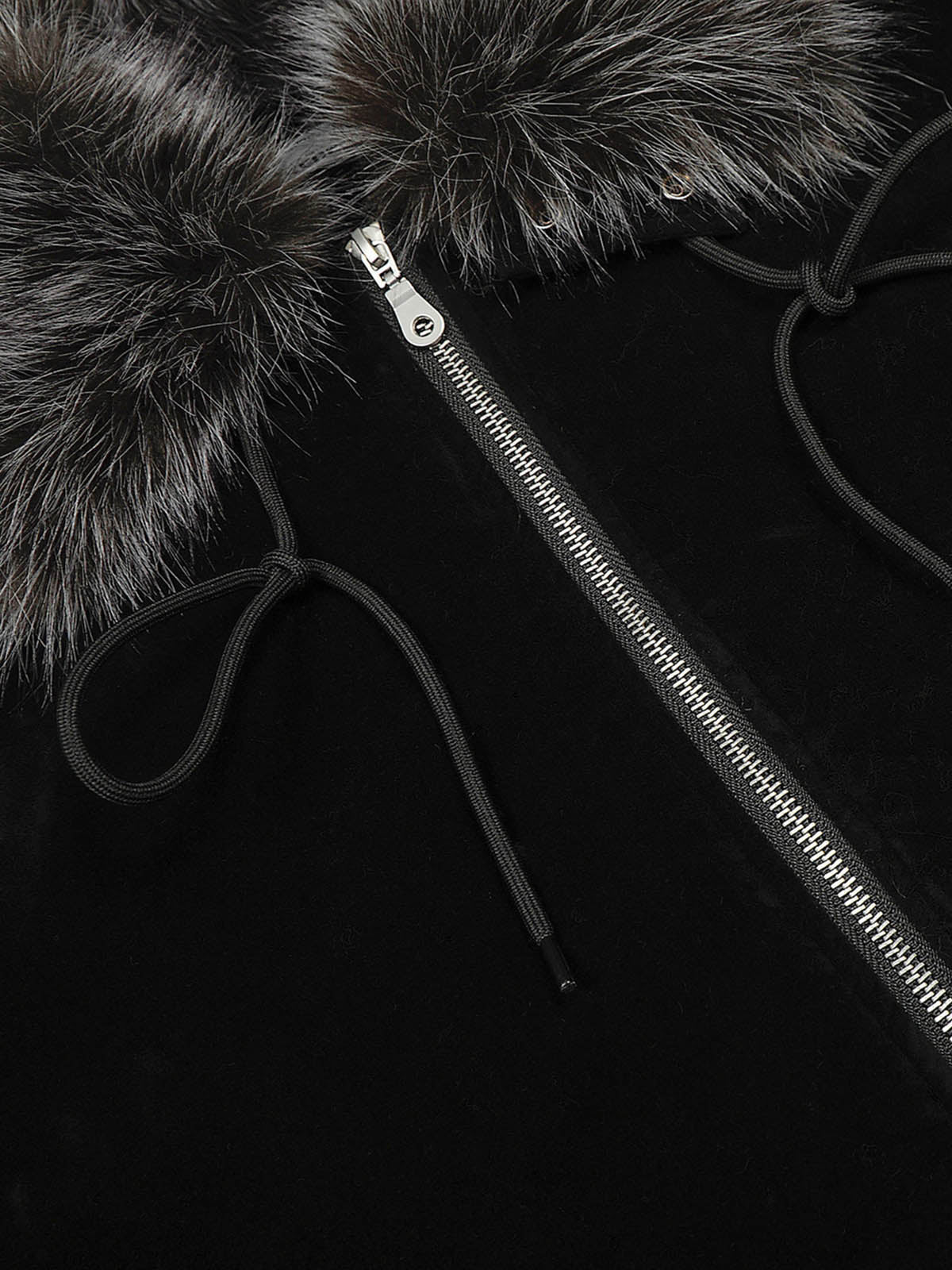 Winter Essential Faux Fur Trimmed Jacket with Adjustable Drawstrings