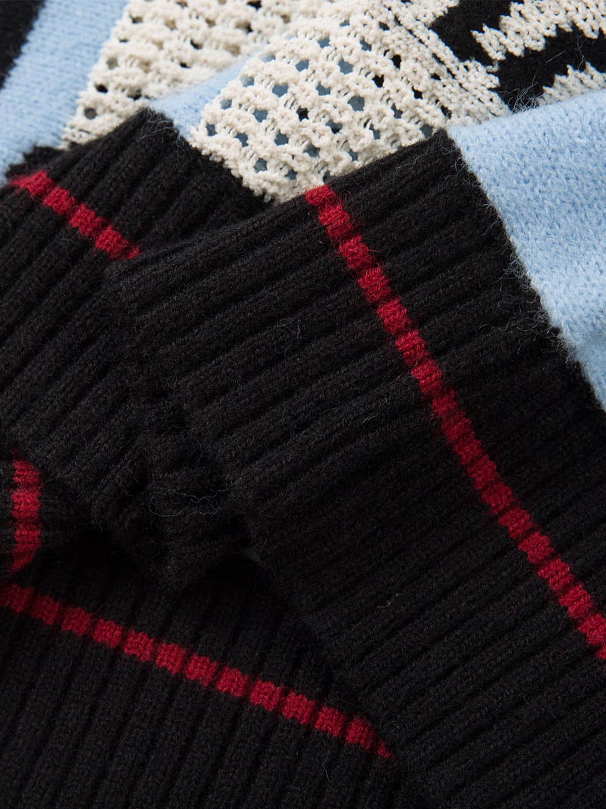 Stylish Contrast Panel Zip-Up Sweater for Casual and Sporty Looks