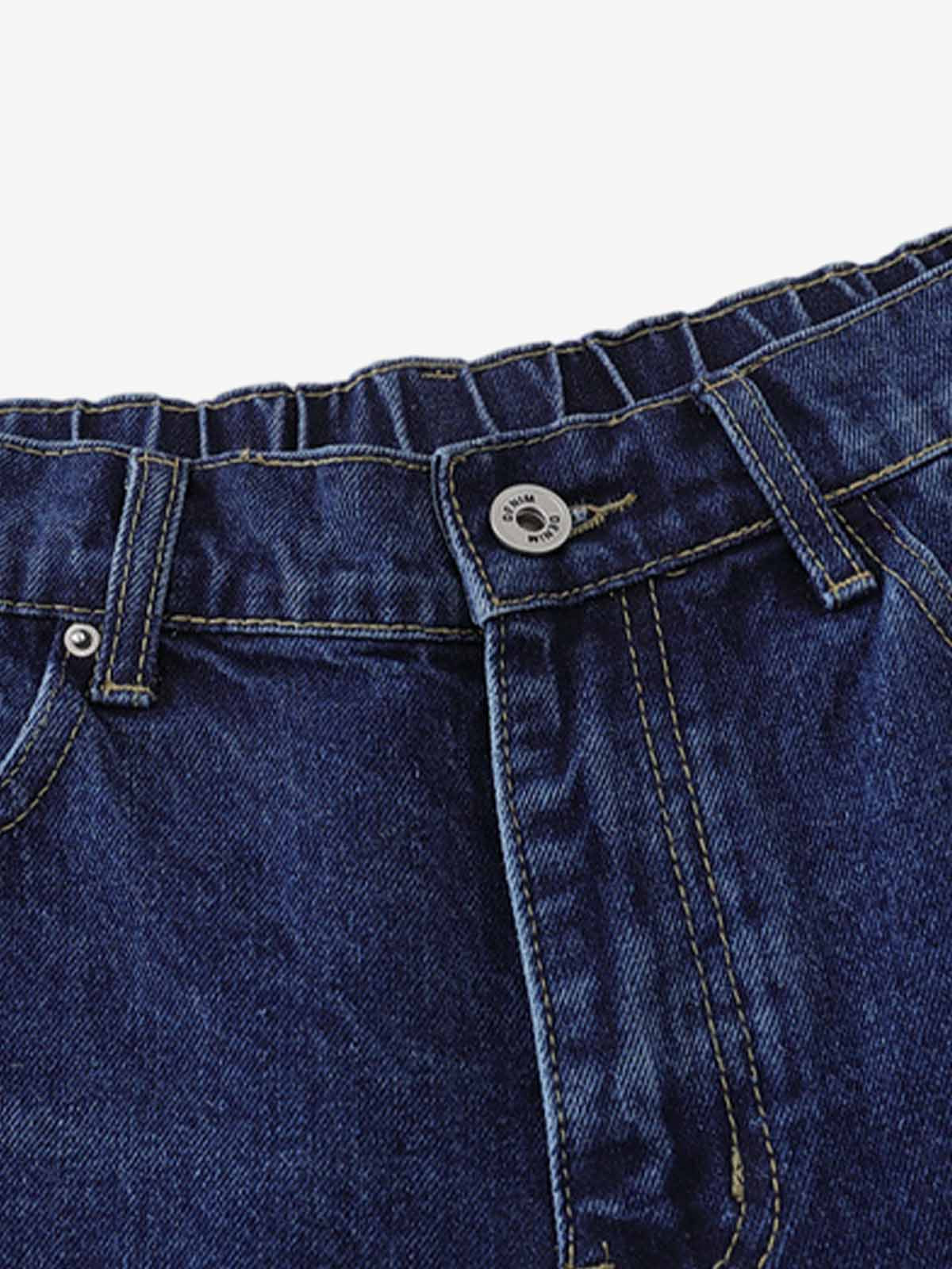 Stylish Star-Patch Denim Shorts for Summer - Perfect for Casual Outings and Festivals