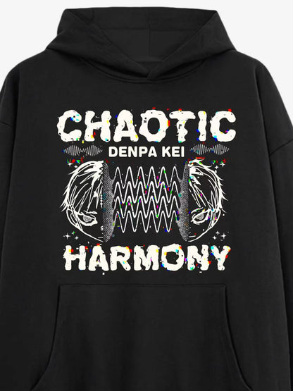 Chaotic Harmony Denpa Kei Cotton Hoodie
