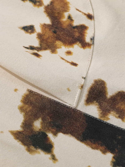 High-Waisted Wide-Leg Cargo Pants with Unique Pocket Design