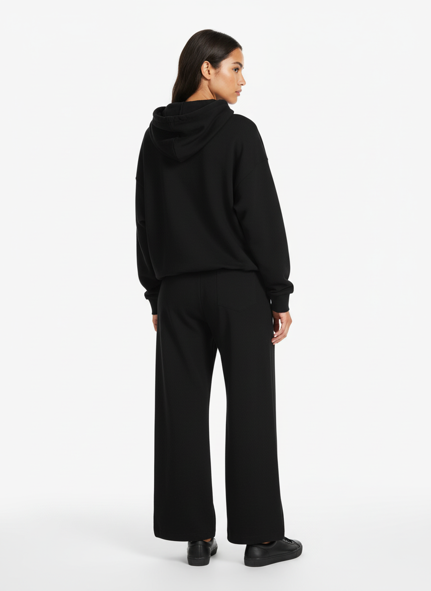 High Street Rhinestone Hip-hop Wide-leg Sweatpants