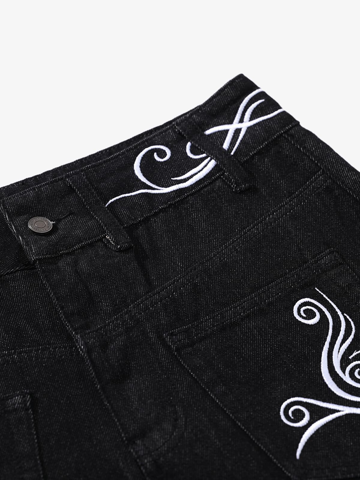 High-Waisted Wide-Leg Cargo Pants with Unique Pocket Design