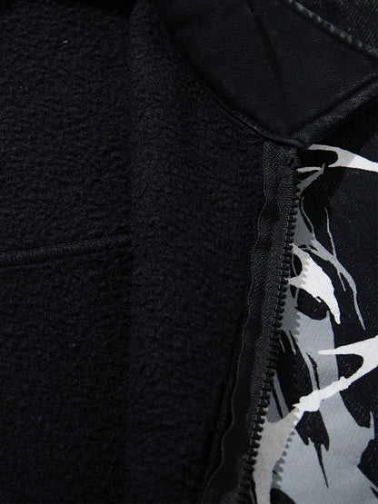 Skull Pattern Knit Sweater for Bold Fashion Statements