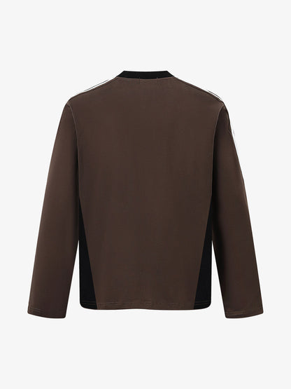Sporty Long Sleeve Top with Bold Number Design for Active Enthusiasts