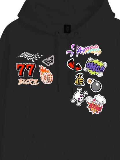 Trendy Fun Art Patterns Hoodie