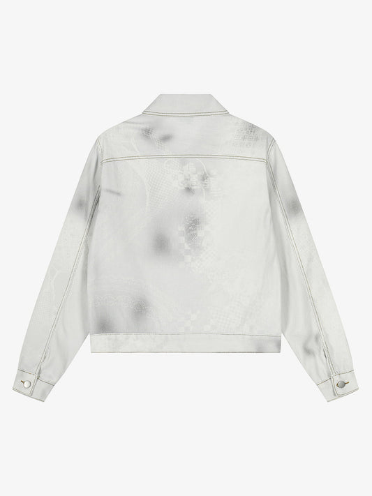 Stylish Embellished Denim Jacket for Women - Perfect for Casual and Trendy Looks