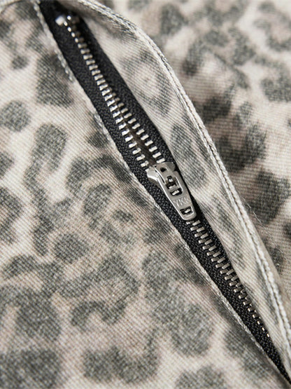 Leopard Print Wide Leg Pants - Trendy and Stylish for Everyday Wear