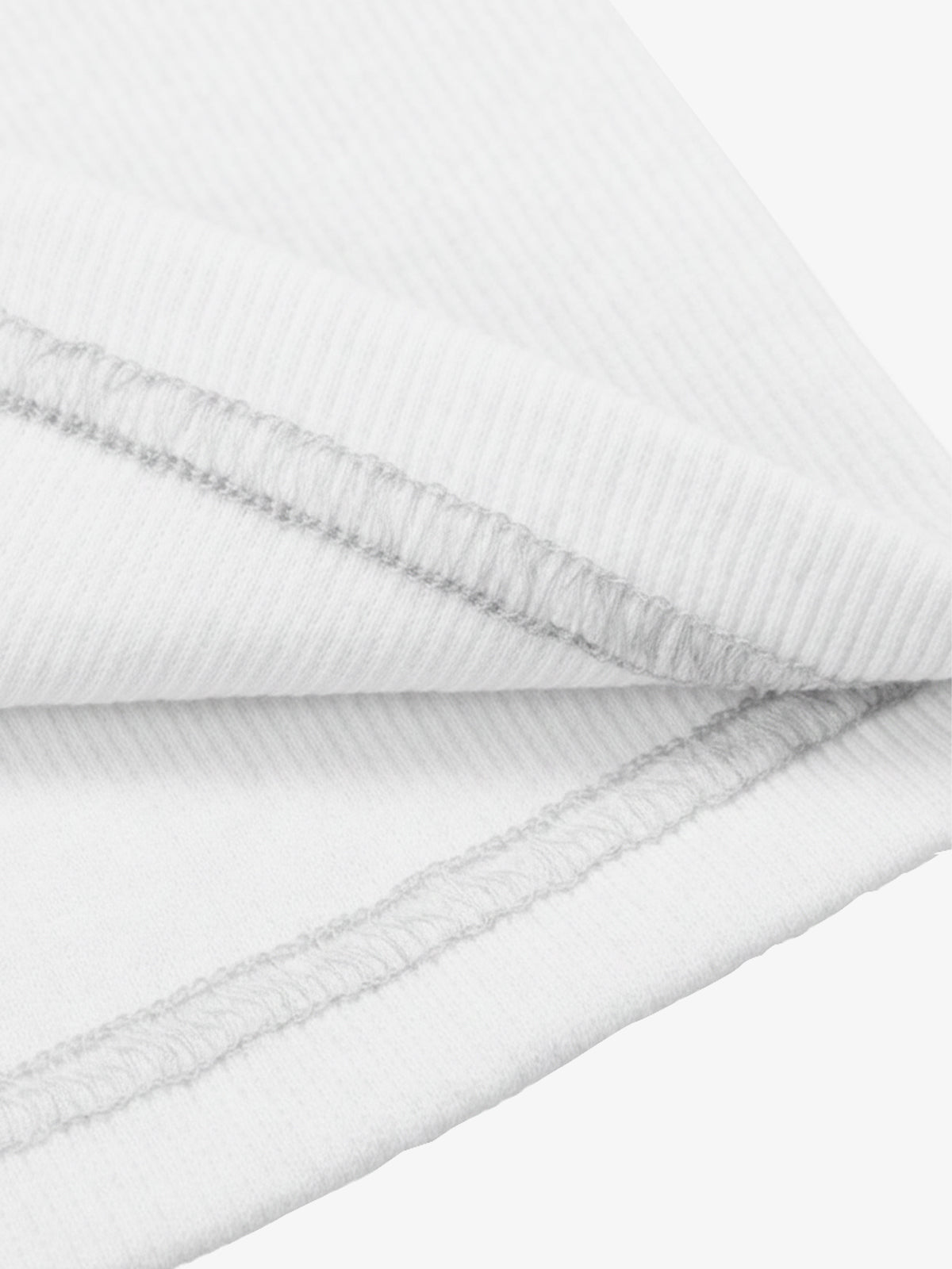 Gothic Lettering Embroidered Ribbed Vest