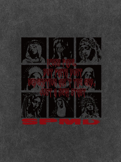 Original Saint Slogan Graphic T-Shirt