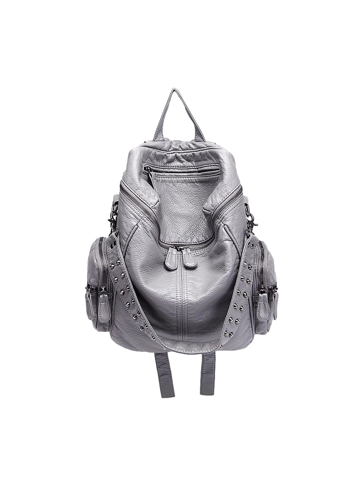 Studded Metallic Backpack