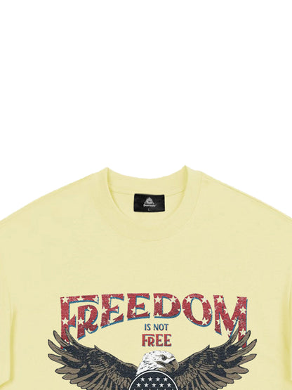 Original Freedom Eagle Print T-shirt