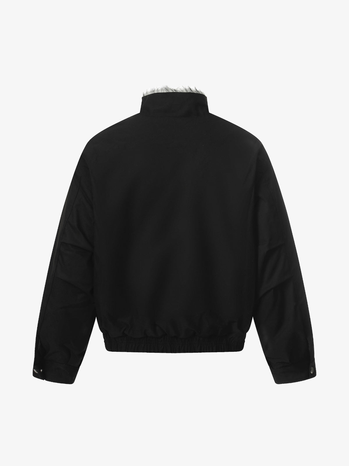 Stylish Winter Bomber Jacket with Faux Fur Collar - Perfect for Cold Weather