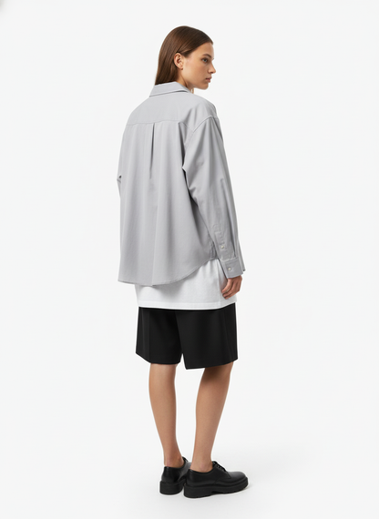 Vintage Deconstructed Pleated Shorts