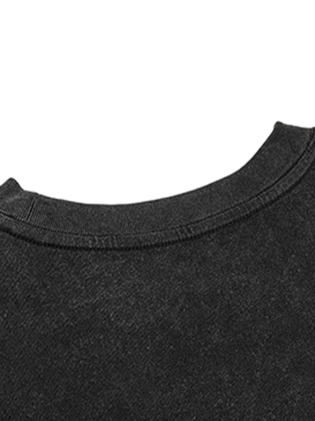 Street Cross Print T-Shirt