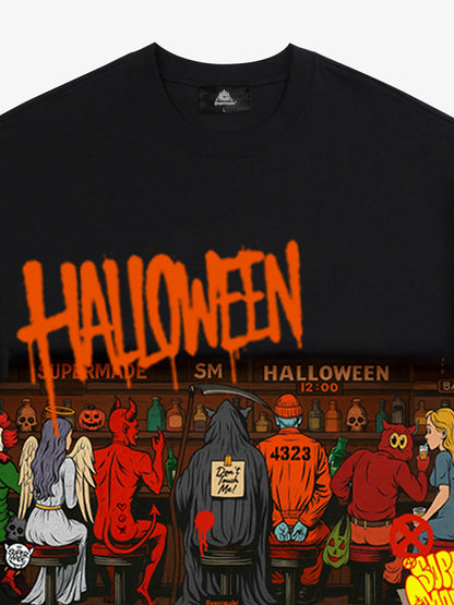 Thesupermade Halloween Pub Party T-shirt