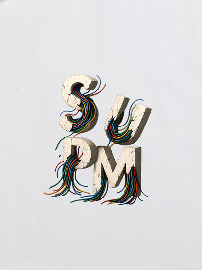 supm cable graphic T-shirt