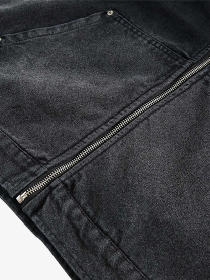 Stylish Embroidered Denim Jacket with Angelic Lace Design